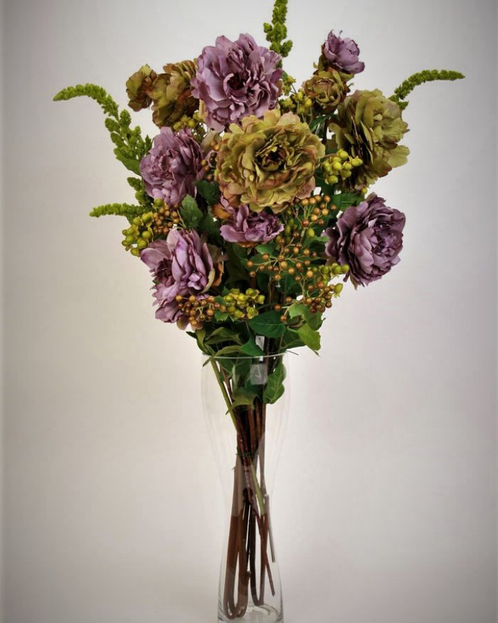 Пион "Роялс" для декора интерьера в стиле ретро